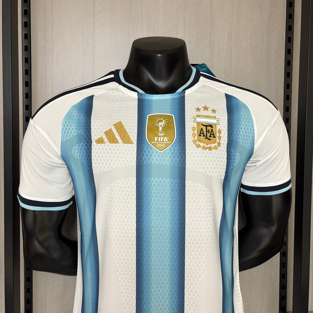ARGENTINA 2026/27 HOME JERSEY FOR THE 2026 WORLD CUP WITH PATCH - MEN'S (PLAYER VERSION)