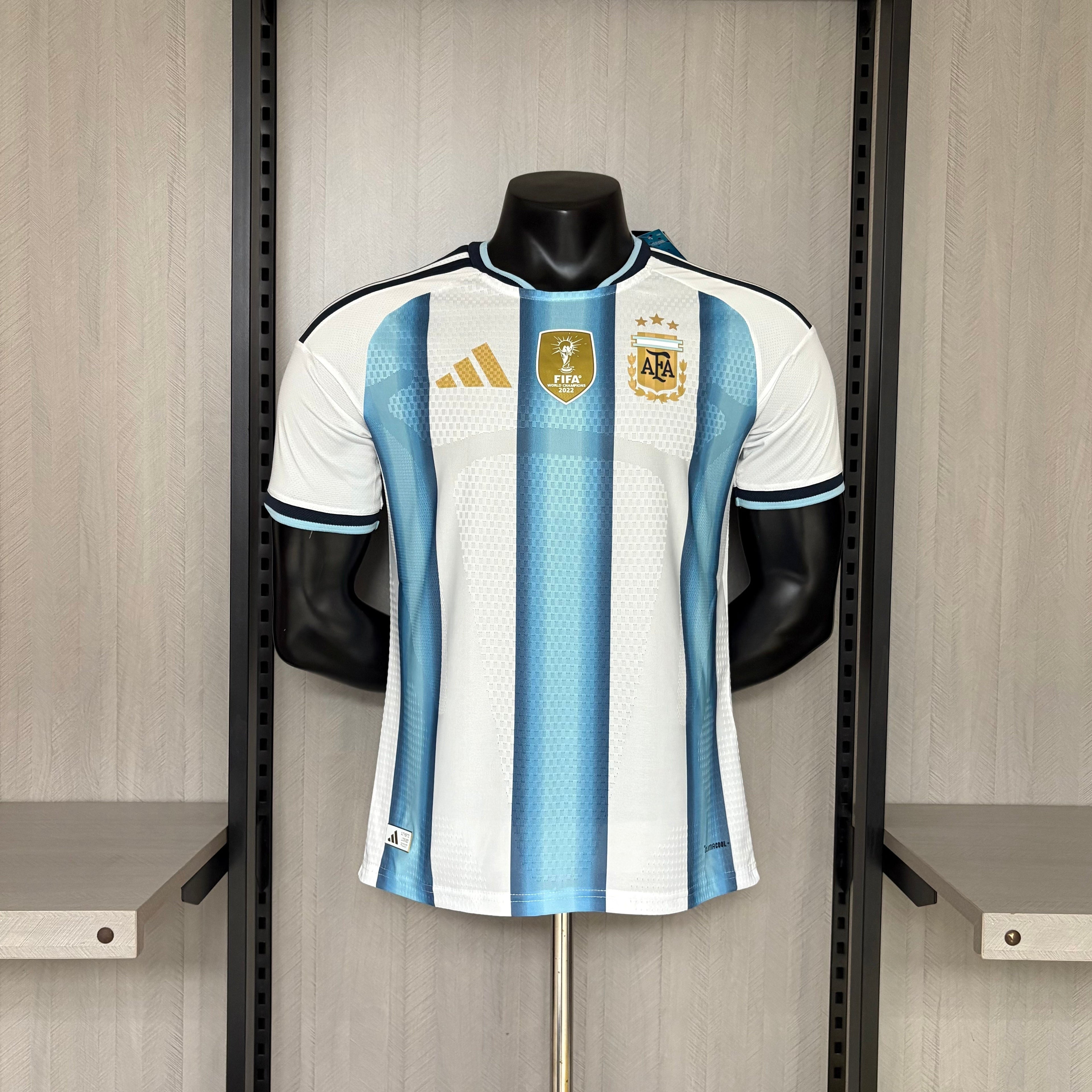 ARGENTINA 2026/27 HOME JERSEY FOR THE 2026 WORLD CUP WITH PATCH - MEN'S (PLAYER VERSION)