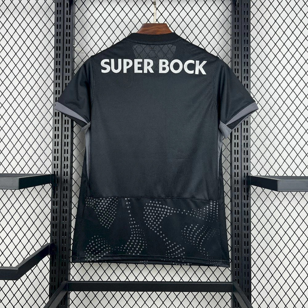 SPORTING CP 2025/26 Black Away Jersey - Men's