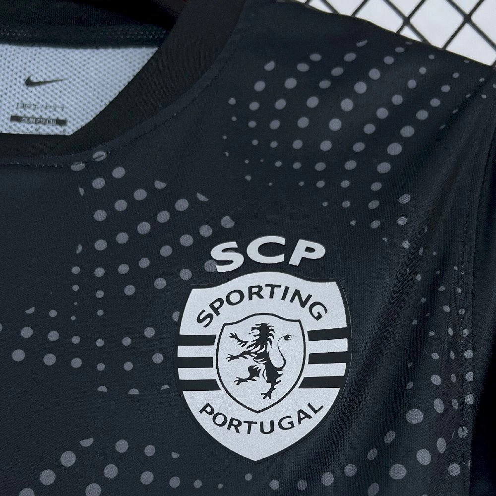 SPORTING CP 2025/26 Black Away Jersey - Men's