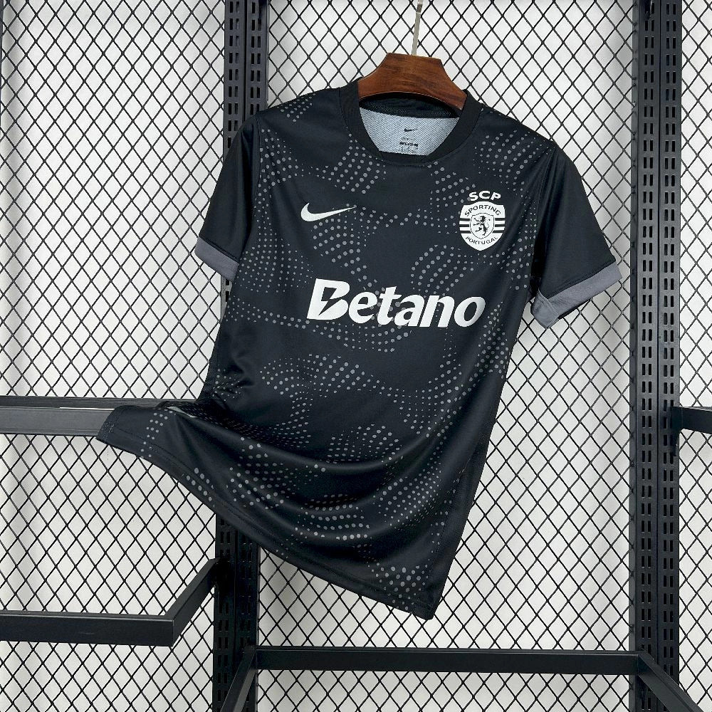 SPORTING CP 2025/26 Black Away Jersey - Men's